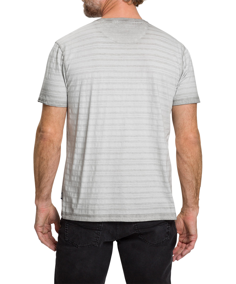 Pioneer T-Shirt Iris grey washed