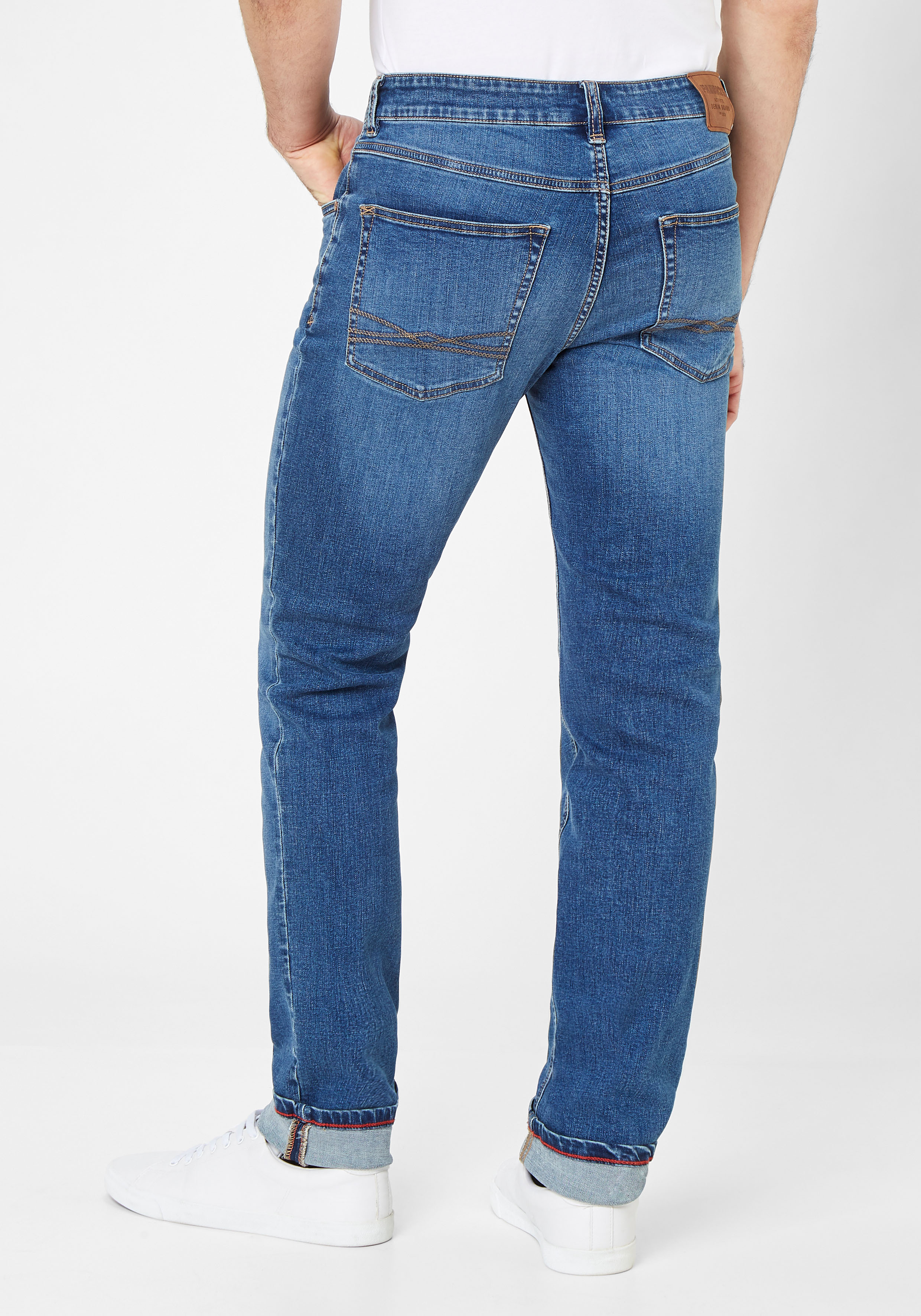 Paddock's Ben Jeans Tapered Fit blue stone use extra lang