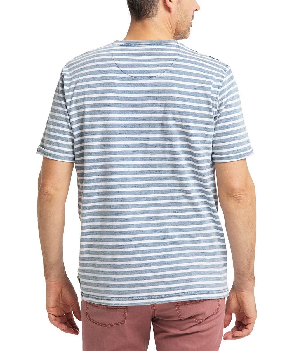 Pioneer T-Shirt Vneck Stripe