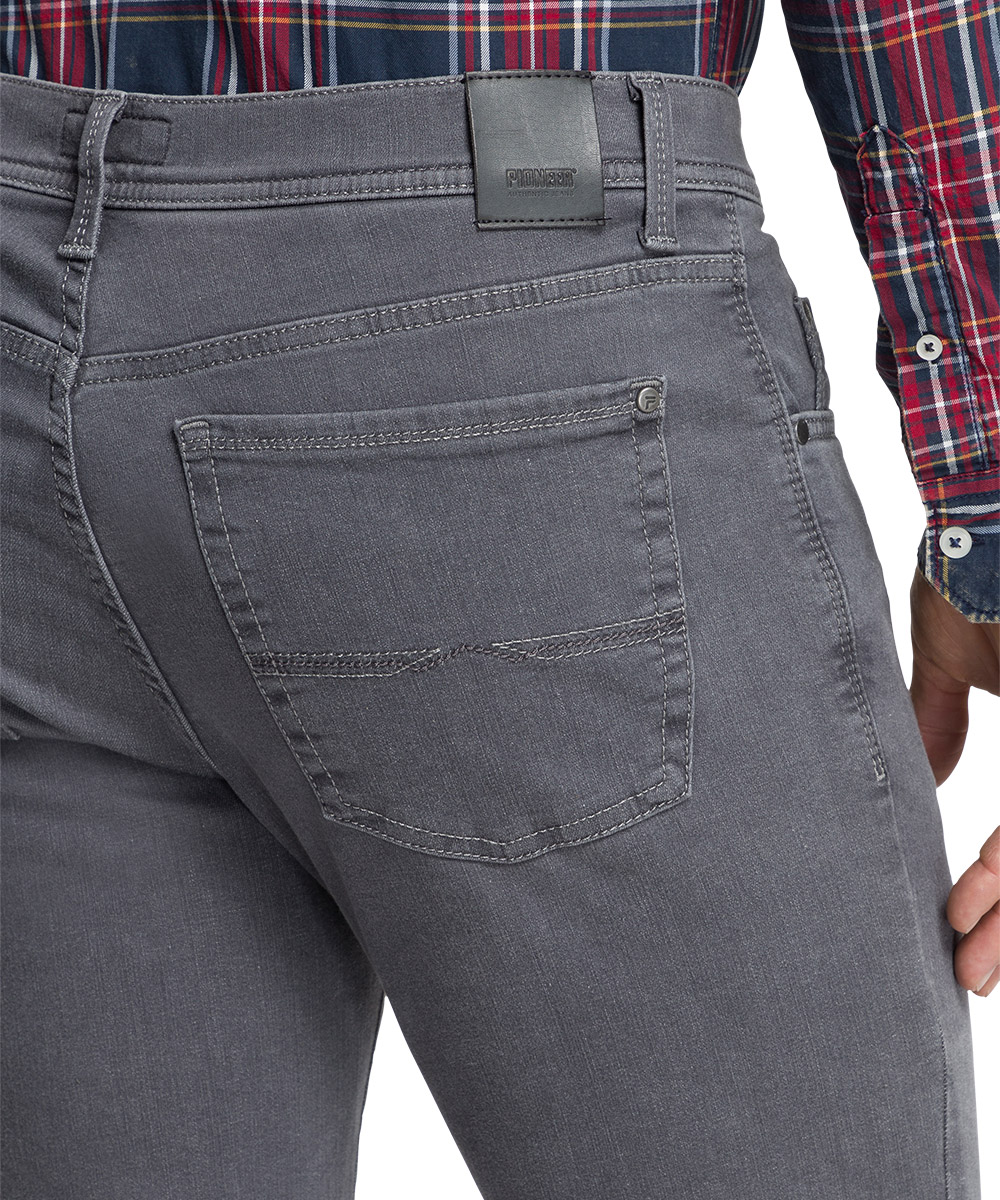 Pioneer Jeans Rando Megaflex Regular Fit Grey extra lang