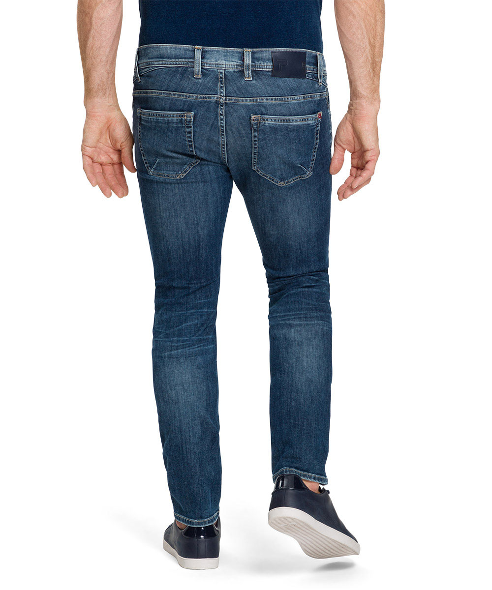 Pioneer Jeans Ryan Regular Fit blue used buffies extra lang 