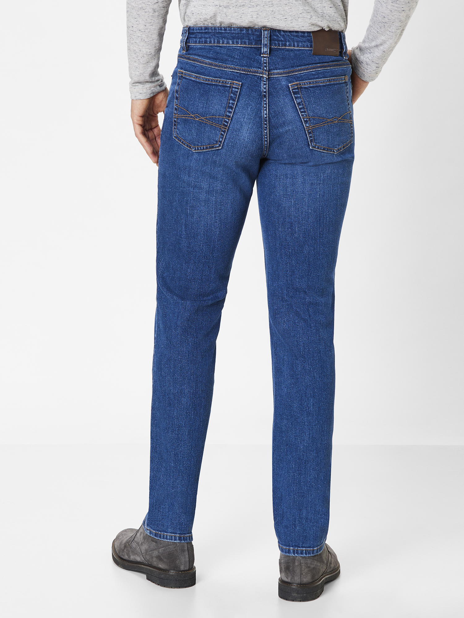 Paddock's Pipe Jeans Slim Fit deep blue moustache use