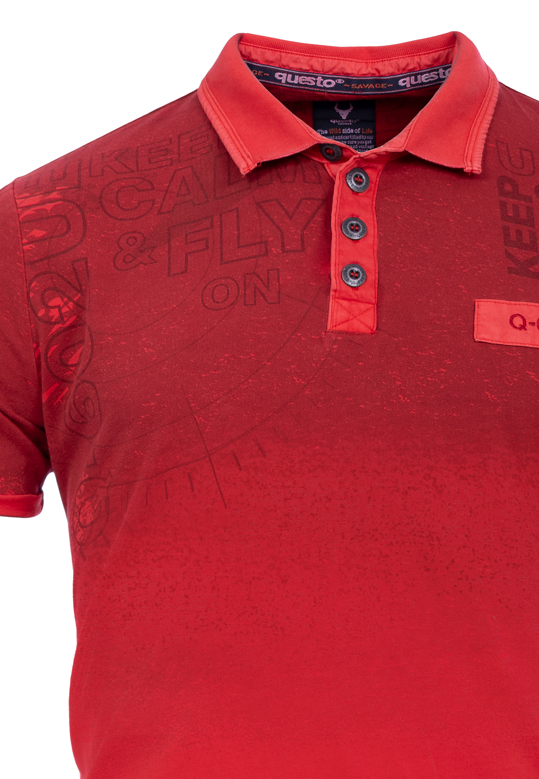 Questo Poloshirt Ernst racing red